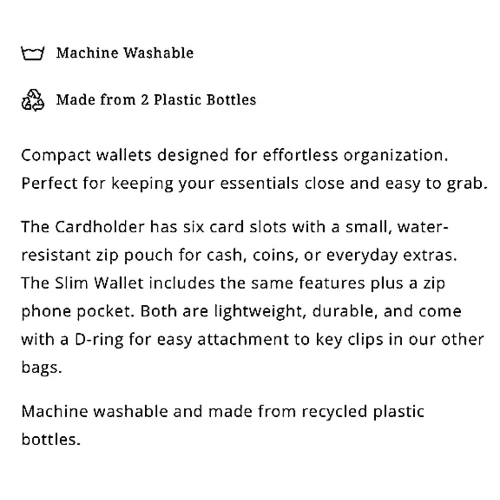 NWOT Canvelle MINT CHECKERED Slim Wallet - Picture 5 of 7